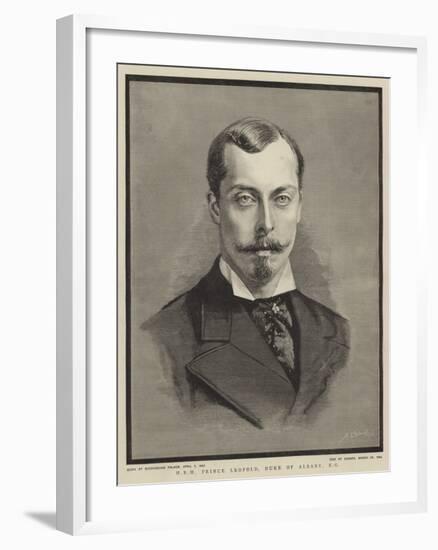 Hrh Prince Leopold, Duke of Albany-null-Framed Giclee Print