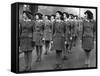 HRH Princess Elizabeth Visits Members of the Womens Land Army at Bedford-null-Framed Stretched Canvas