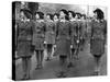 HRH Princess Elizabeth Visits Members of the Womens Land Army at Bedford-null-Stretched Canvas