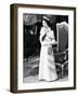 Hrh Queen Elizabeth II at the Royal Silver Jubilee Tour in New Zealand-null-Framed Photographic Print