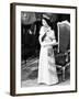 Hrh Queen Elizabeth II at the Royal Silver Jubilee Tour in New Zealand-null-Framed Photographic Print