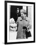 Hrh Queen Elizabeth II with Teddy Bear For Princess Beatrice June 1989-null-Framed Photographic Print