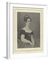 HRH the Duchess of Kent, Mother of H M Queen Victoria-George Dawe-Framed Giclee Print