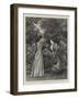 Hrh the Duchess of Teck and Hsh Princess May in Garden at White Lodge, Richmond-Arthur Hopkins-Framed Giclee Print