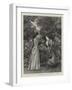 Hrh the Duchess of Teck and Hsh Princess May in Garden at White Lodge, Richmond-Arthur Hopkins-Framed Giclee Print