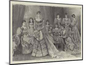 Hrh the Duchess of York and Her Bridesmaids-Arthur Hopkins-Mounted Giclee Print