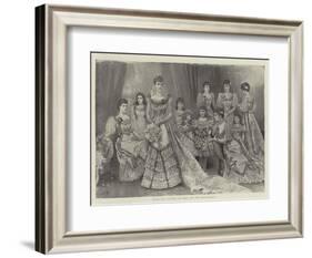 Hrh the Duchess of York and Her Bridesmaids-Arthur Hopkins-Framed Giclee Print