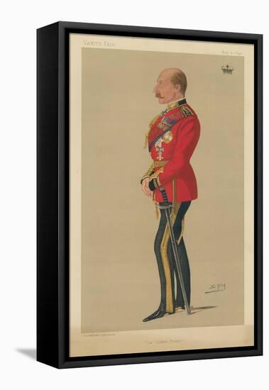 Hrh the Duke of Connaught and Strathearn-Sir Leslie Ward-Framed Stretched Canvas