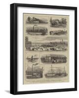 Hrh the Duke of Edinburgh at Liverpool, Jottings on the Mersey-null-Framed Giclee Print