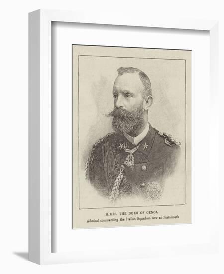 Hrh the Duke of Genoa-null-Framed Giclee Print