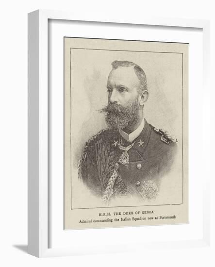 Hrh the Duke of Genoa-null-Framed Giclee Print