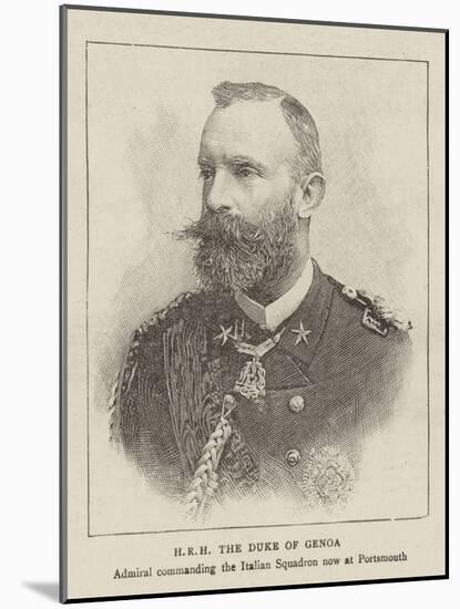 Hrh the Duke of Genoa-null-Mounted Giclee Print