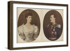 Hrh the Grand Duchess of Hesse, HRH the Grand Duke of Hesse-null-Framed Giclee Print