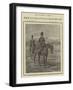 Hrh the Late Duke of Clarence and Avondale at the Head of His Troop of the Tenth Hussars-null-Framed Giclee Print