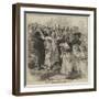 Hrh the Prince of Wales at the School Children's Fete, Bombay-null-Framed Giclee Print