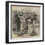 Hrh the Prince of Wales at the School Children's Fete, Bombay-null-Framed Giclee Print