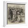 Hrh the Prince of Wales at the School Children's Fete, Bombay-null-Framed Giclee Print