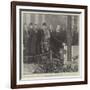 Hrh the Prince of Wales Laying the Foundation-Stone of the New Buildings of the Sussex County Hospi-null-Framed Giclee Print