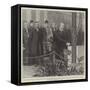 Hrh the Prince of Wales Laying the Foundation-Stone of the New Buildings of the Sussex County Hospi-null-Framed Stretched Canvas