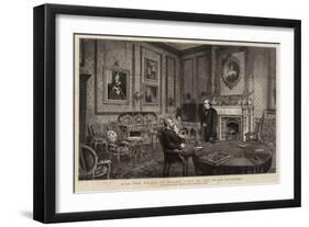 Hrh the Prince of Wales' Visit to the Prime Minister-null-Framed Giclee Print