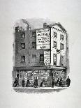 James Rimell's Bookshop, Soho House, Corner of Dean Street and Oxford Street, London, C1860-HS Bartun-Stretched Canvas