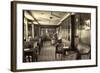 HSDG, Dampfer, M.S. Monte Rosa, Bibliothek-null-Framed Giclee Print