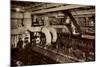 HSDG, Dampfer, M.S. Monte Sarmiento, Maschinenraum-null-Mounted Giclee Print
