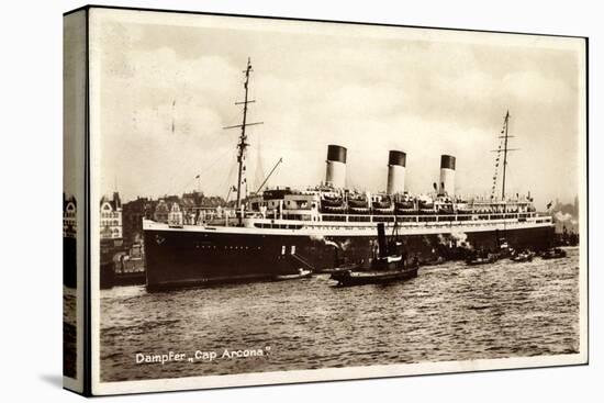 HSDG, Dampfschiff Cap Arcona Am Hafen, Schlepper-null-Stretched Canvas