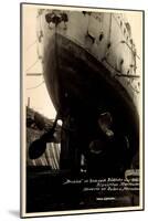 HSDG, Dampfschiff Cap Arcona Im Dock, Havarie, Werft-null-Mounted Giclee Print