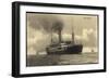 HSDG, Dampfschiff Cap Arcona in Fahrt, Segelboote-null-Framed Giclee Print