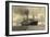 HSDG, Dampfschiff Cap Arcona in Fahrt, Segelboote-null-Framed Giclee Print