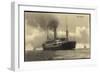 HSDG, Dampfschiff Cap Arcona in Fahrt, Segelboote-null-Framed Giclee Print