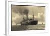 HSDG, Dampfschiff Cap Arcona in Fahrt, Segelboote-null-Framed Giclee Print