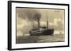 HSDG, Dampfschiff Cap Arcona in Fahrt, Segelboote-null-Framed Giclee Print