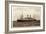 HSDG, Dampfschiff M.S. Monte Cervantes Auf Hoher See-null-Framed Giclee Print