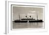 HSDG, Dampfschiff M.S. Monte Pascoal Vor Anker-null-Framed Giclee Print