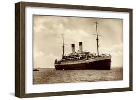 HSDG, Dampfschiff Monte Olivia, Motorschiff-null-Framed Giclee Print