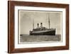 HSDG, Dampfschiff Monte Olivia Vor Anker, Beladung-null-Framed Giclee Print
