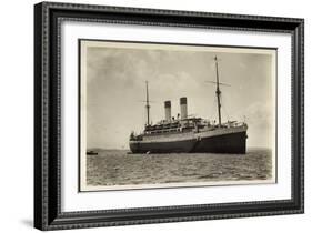 HSDG, Dampfschiff Monte Olivia Vor Anker, Beladung-null-Framed Giclee Print