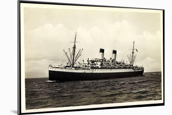 HSDG, Hamburg Süd, Dampfer M.S. Monte Cervantes-null-Mounted Giclee Print