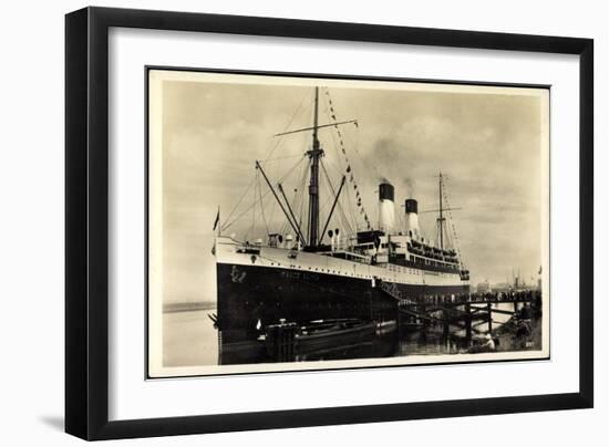 HSDG, Hamburg Süd, Dampfer M.S. Monte Olivia-null-Framed Giclee Print