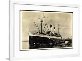 HSDG, Hamburg Süd, Dampfer M.S. Monte Olivia-null-Framed Giclee Print