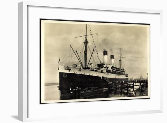 HSDG, Hamburg Süd, Dampfer M.S. Monte Olivia-null-Framed Giclee Print