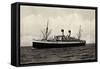 HSDG, M.S. Monte Cervantes, Dampfschiff in Fahrt-null-Framed Stretched Canvas