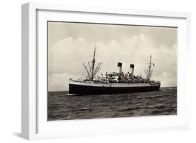 HSDG, M.S. Monte Cervantes, Dampfschiff in Fahrt-null-Framed Giclee Print