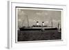 HSDG, M.S. Monte Olivia, Dampfschiff, Segelboote-null-Framed Giclee Print