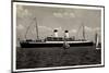 HSDG, M.S. Monte Olivia, Dampfschiff, Segelboote-null-Mounted Giclee Print