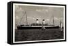 HSDG, M.S. Monte Olivia, Dampfschiff, Segelboote-null-Framed Stretched Canvas