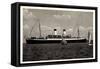 HSDG, M.S. Monte Olivia, Dampfschiff, Segelboote-null-Framed Stretched Canvas