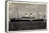 HSDG, M.S. Monte Olivia, Dampfschiff, Segelboote-null-Stretched Canvas